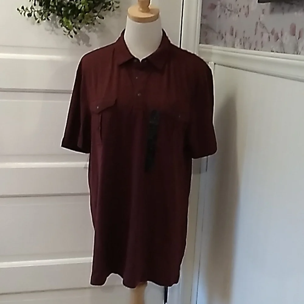 Banana Republic large polo pocket shirt nwt
